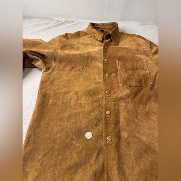 Men's Brown Suede Jacket - Picture 9 of 16